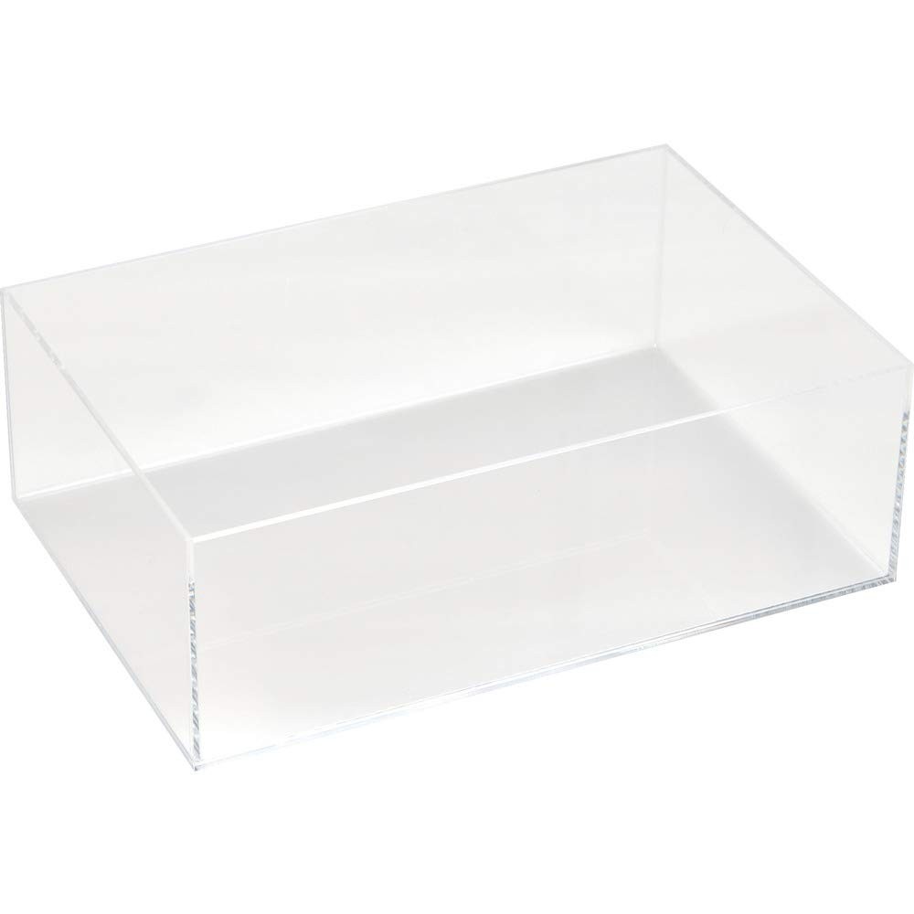 5-sided acrylic display box, rectangular, 200mm long, 300mm wide, 100mm high