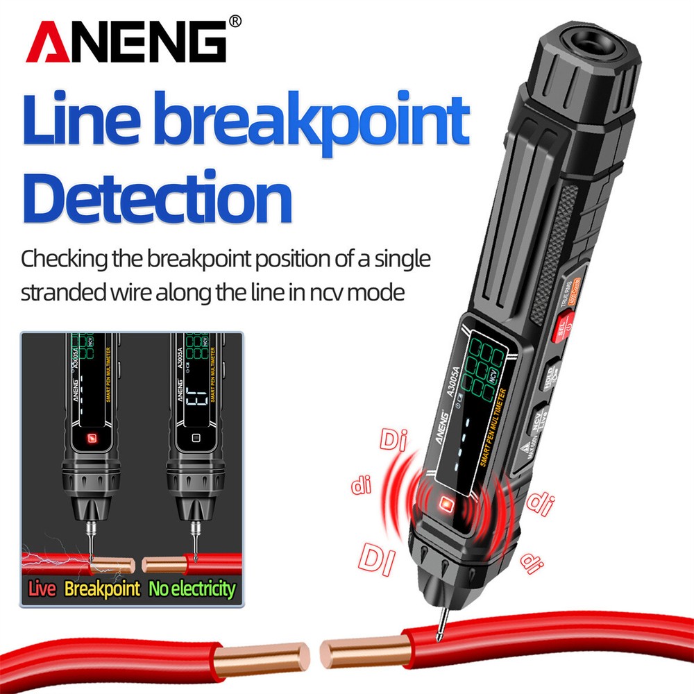 ANENG Professional Digital Multimeter Pen AC/DC Voltage Testing Essential To