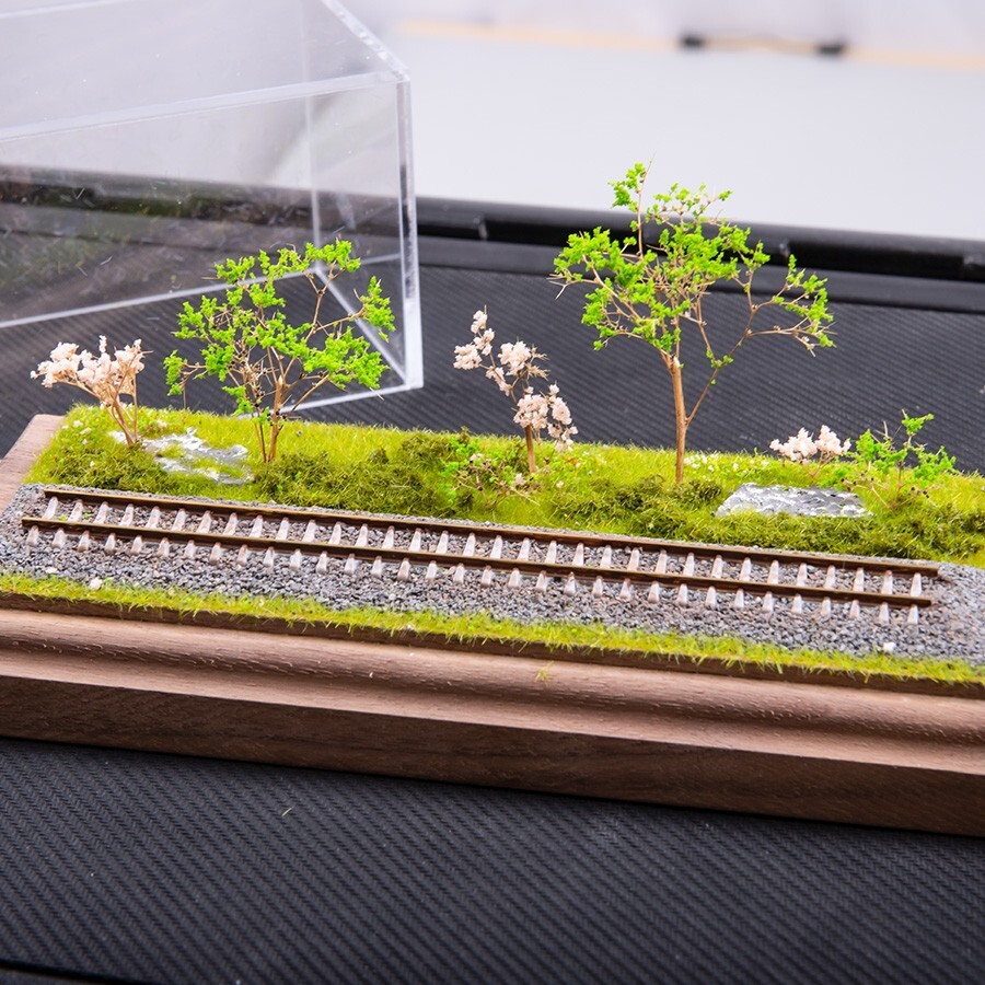 N scale model train Track Railway Box for Model Making Architecture Railroad Kit