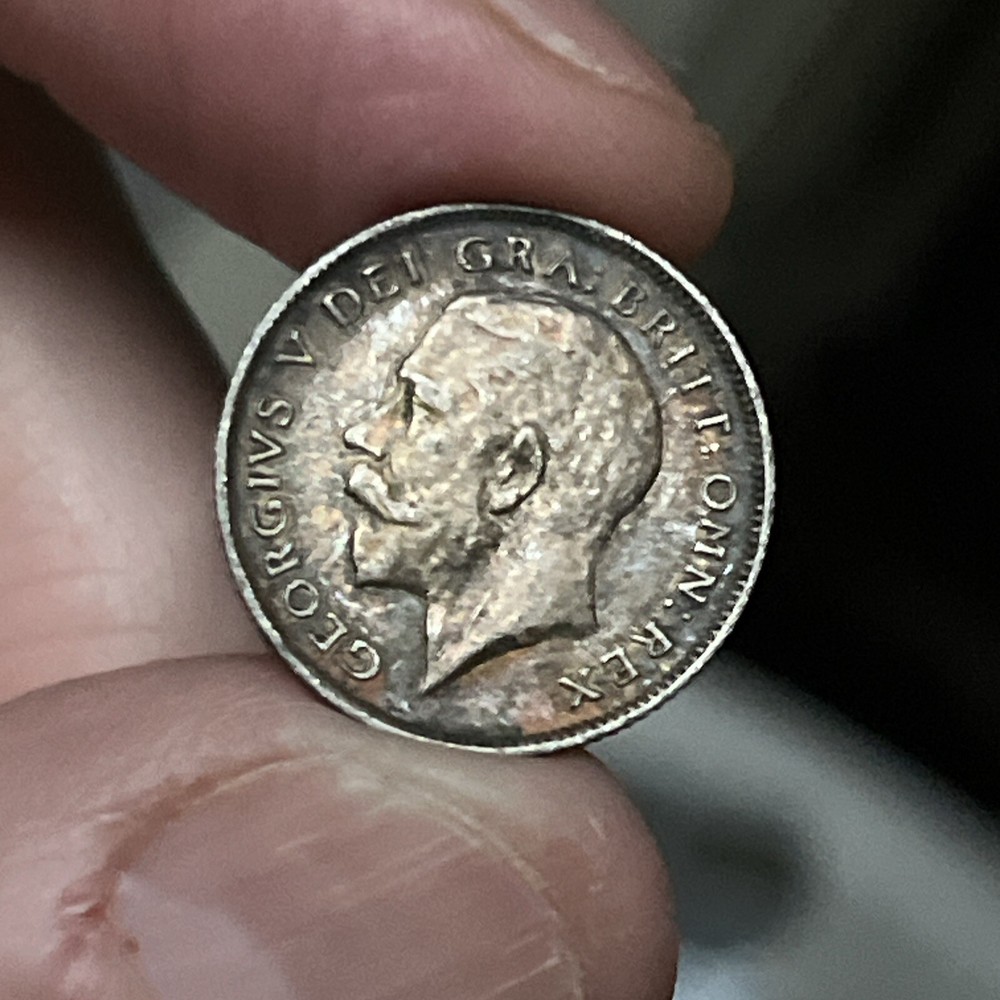 GREAT BRITAIN 6 PENCE 1916 SILVER 92,5% B08