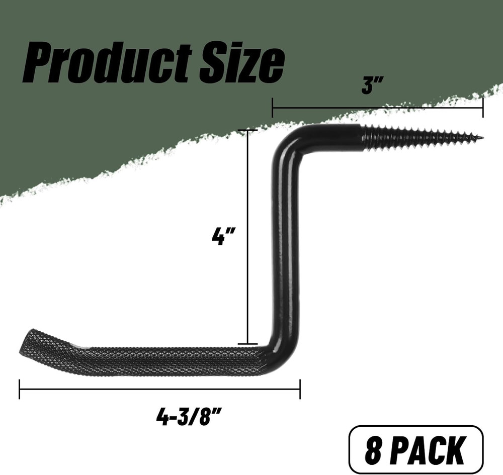 Screw-In Tree Step Blinds Step up Climbing Tree - Pack of 8 - S