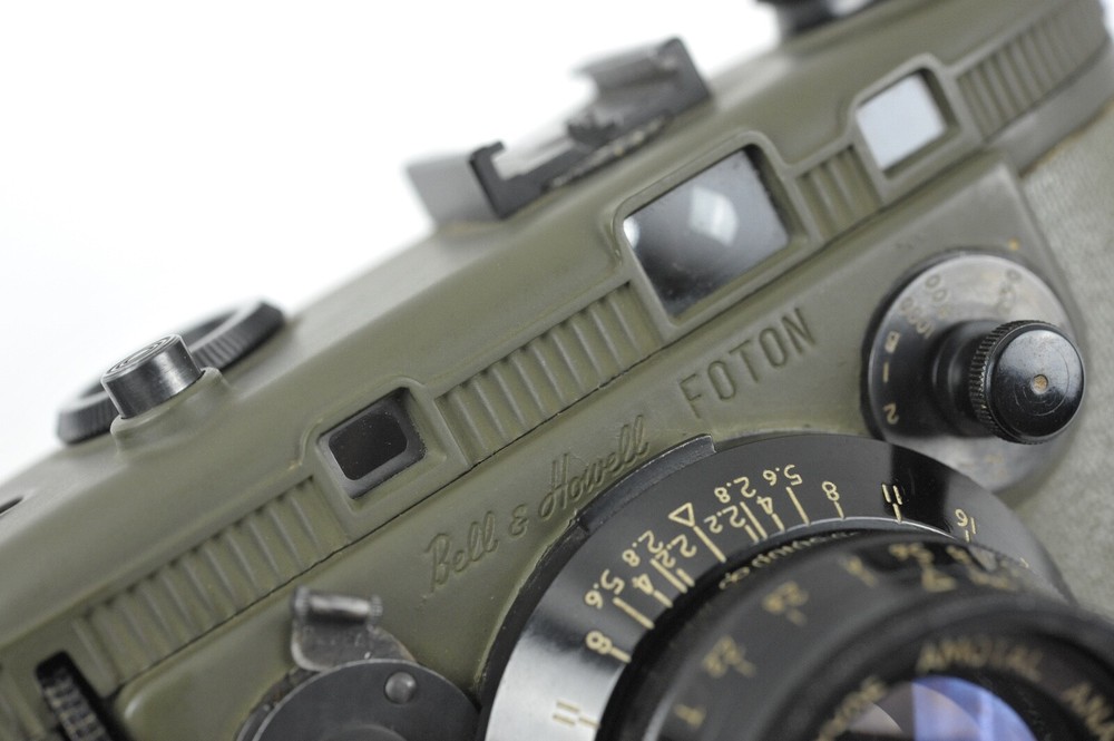 Bell & Howell FOTON MILITARY Prototype Camera w/Lens