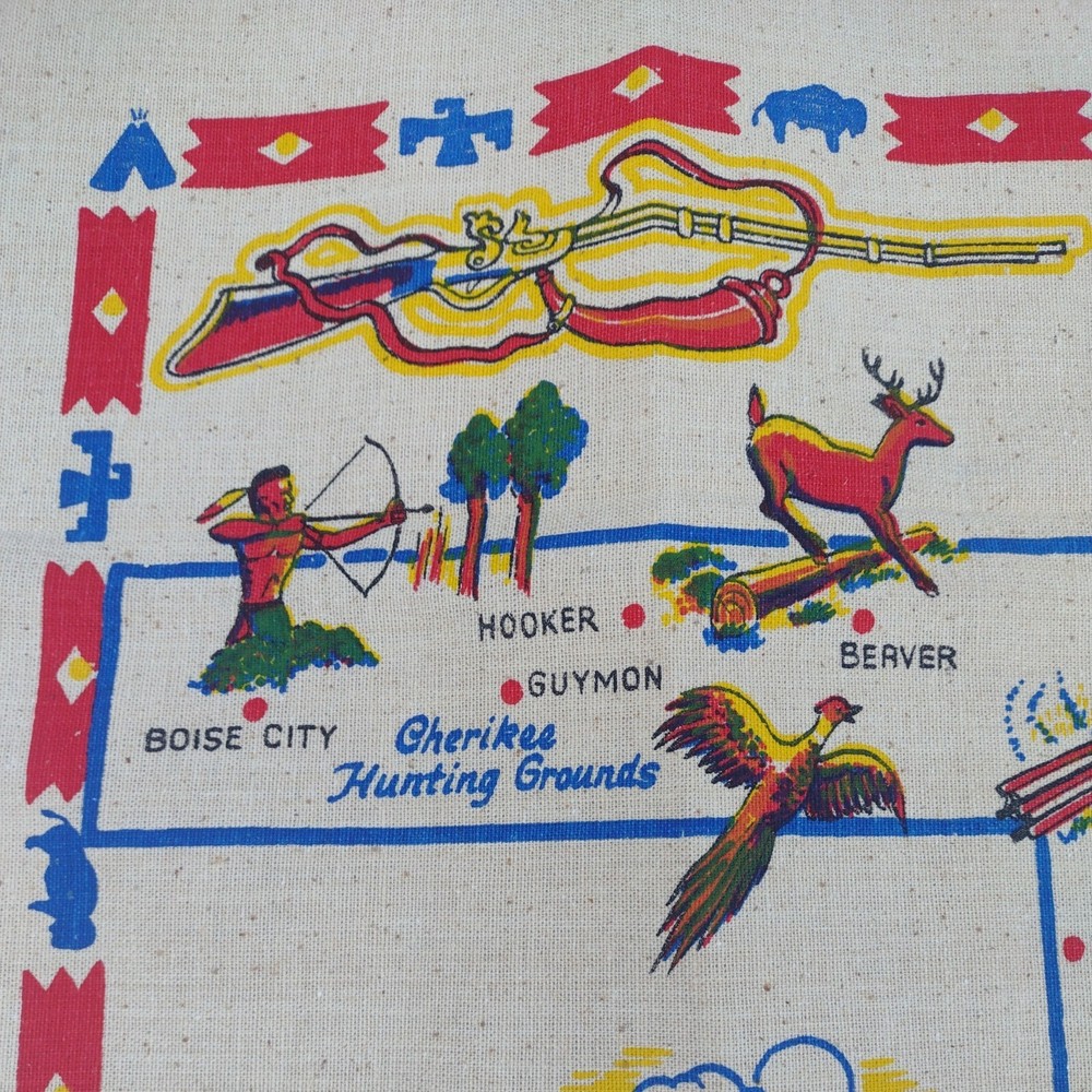 Oklahoma Cactus Cloth Tapestry