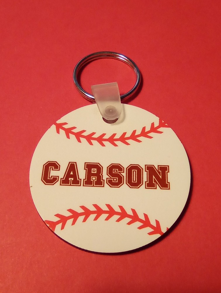 CARSON BASEBALL LOGO KEYCHAIN GREAT FOR ANY COLLECTION!