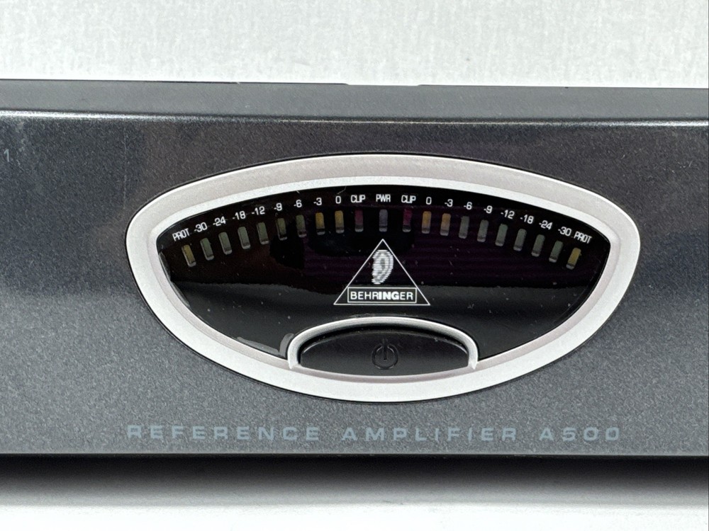 Behringer Reference Amplifier Model A500 Working Used