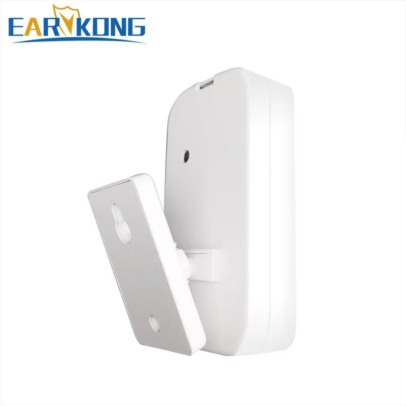 433MHz Wireless PIR Motion Sensor Detector for Home Security Alarm System White
