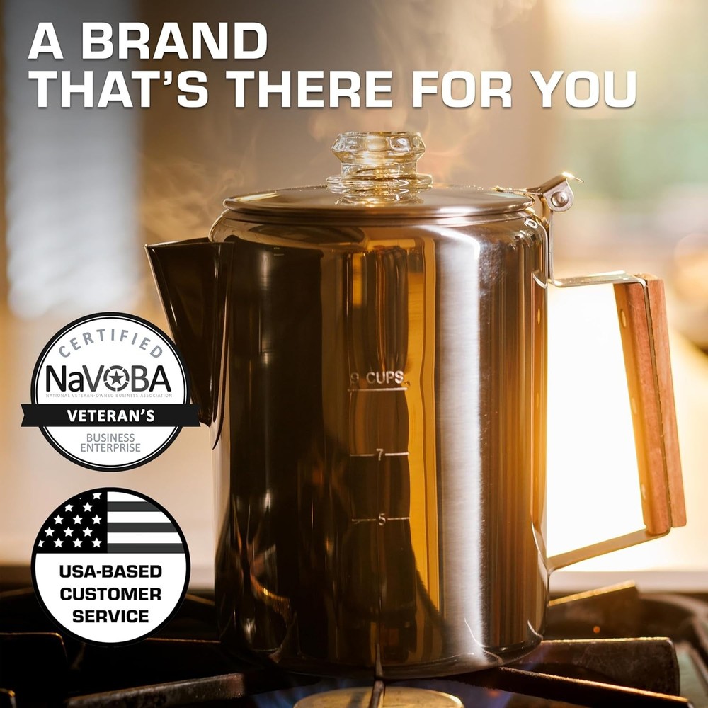 Coffee Percolator Glass Top Replacement - Pack of 2