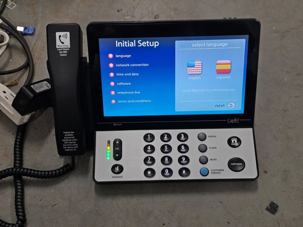 CapTel  2400i Bluetooth/WiFi Touch Screen Caption Telephone