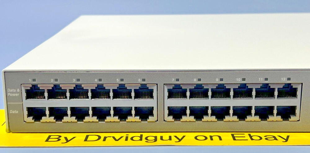 PowerDsine PD-8012ACM High-Power over Ethernet Network Switch; Securely Managed