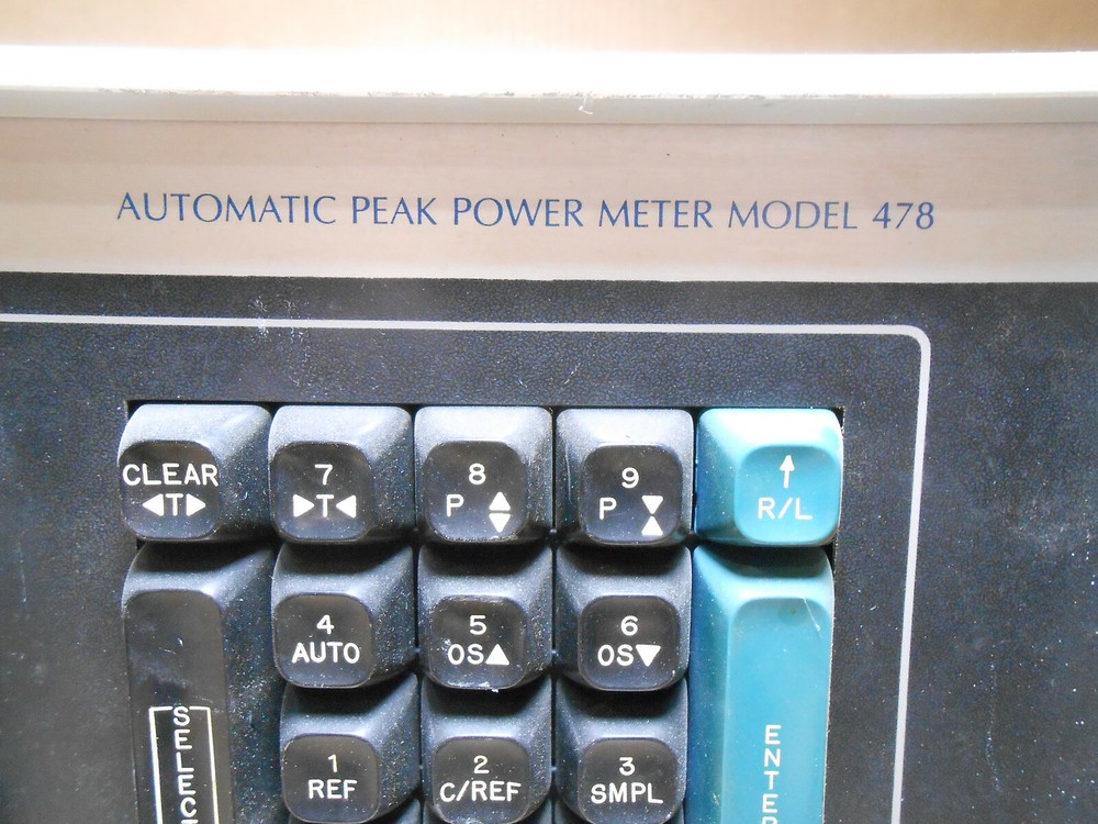 GENERAL MICROWAVE MODEL 478 AUTOMATIC PEAK POWER METER
