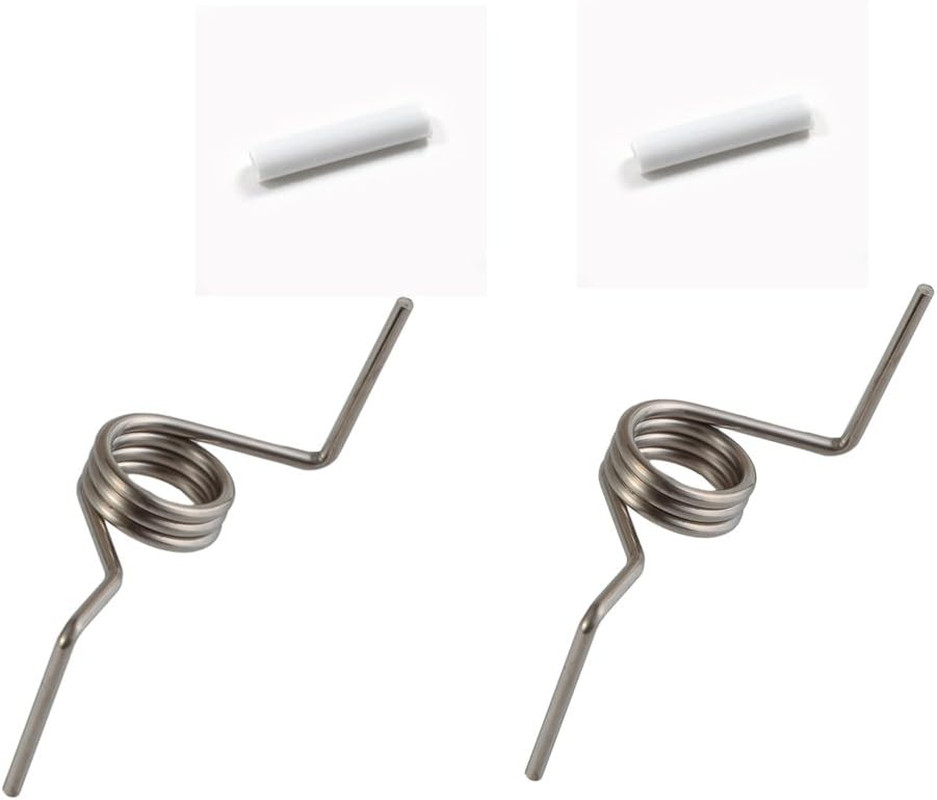 4 Pcs Refrigerator French Door Spring Replacement For GE WR02X12650 And White Sl