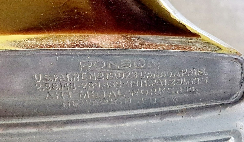 Vintage Art Deco Ronson Master Case Lighter Cigarette Case Combo