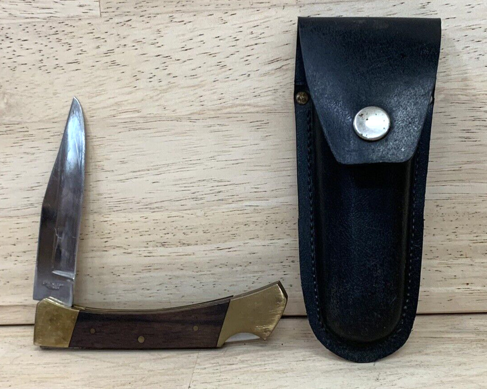 Vintage Knife & Leather Sheath