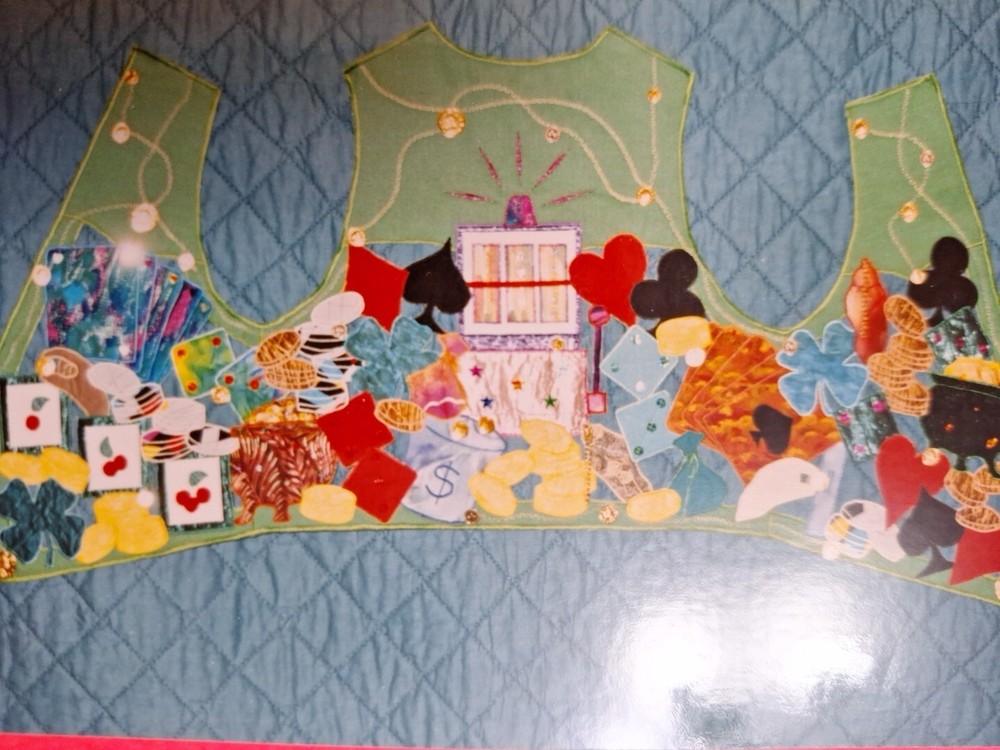 Vest Patchwork Casino Pair A Dice S M L Craft Sewing Pattern Annmaries Artsy