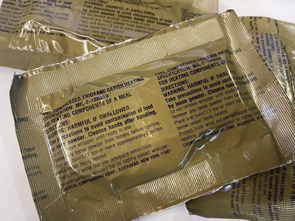 Fuel Bars, MRE's Military