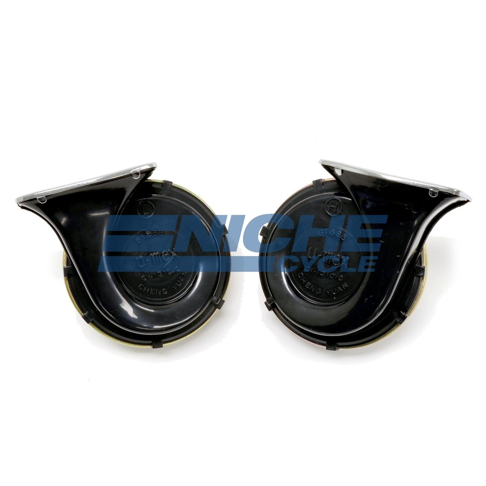 Chrome/Black 90mm 12 Volt