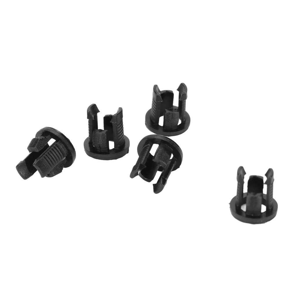 ♡ 5mm Black 200Pcs Plastic LED Holder Light Mounting Holders Bulb Diode Base