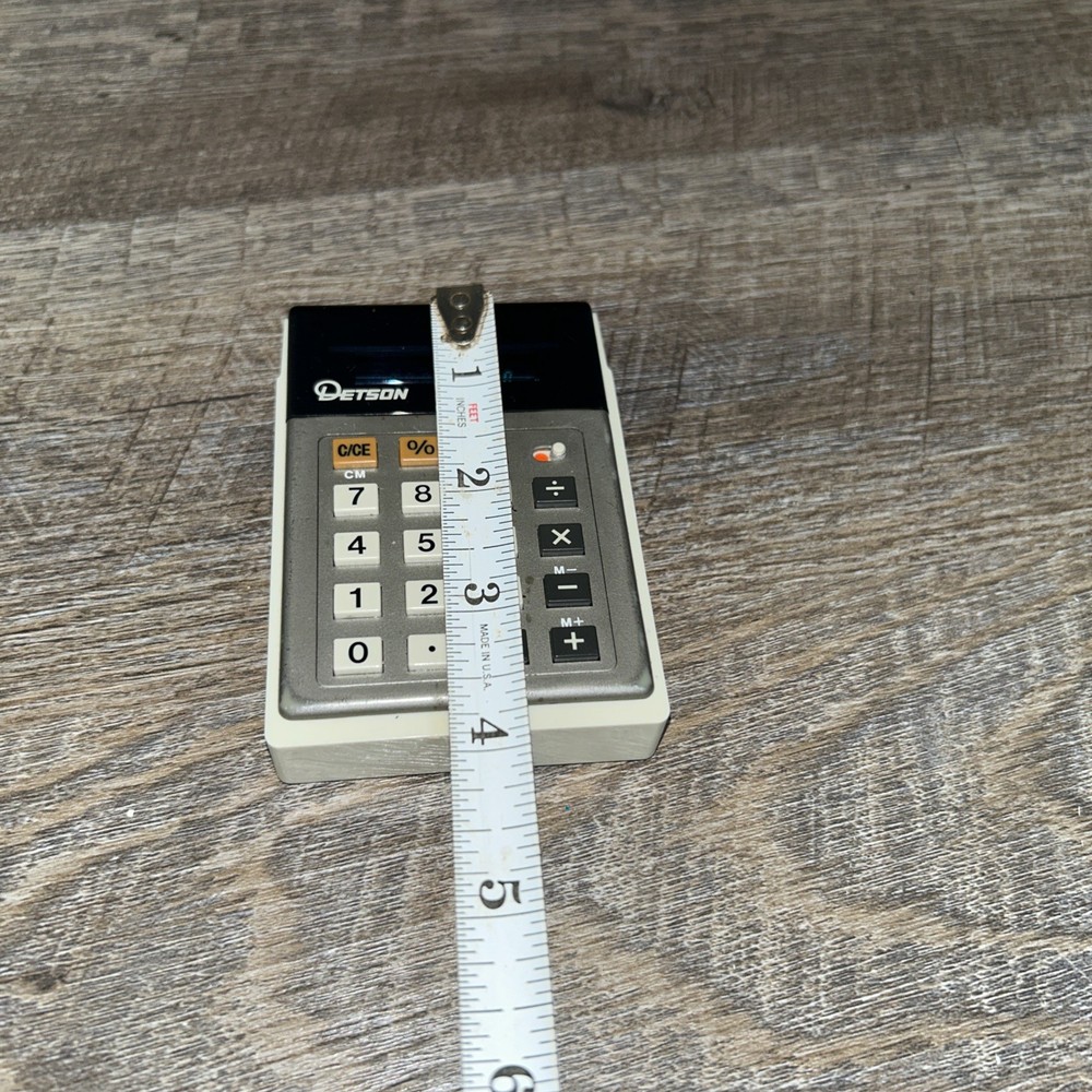 RARE DETSON E341 CALCULATOR WORKING 