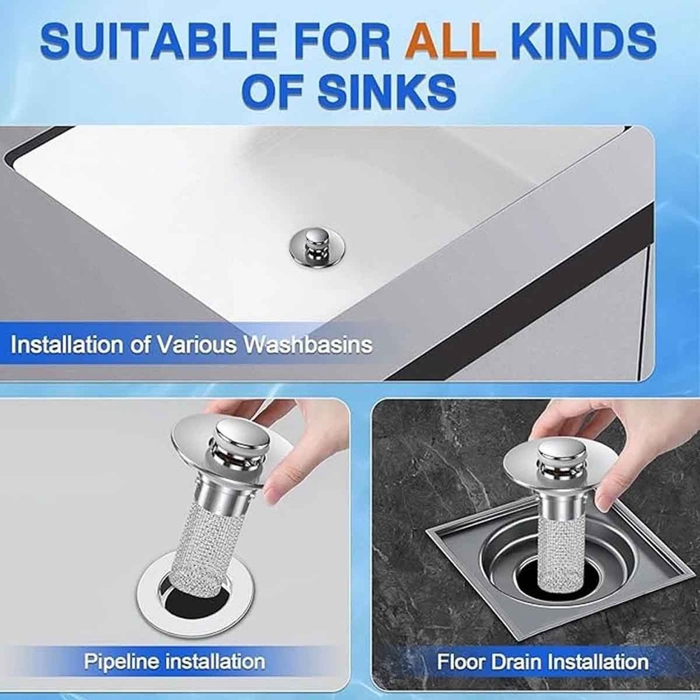 2-Pack Triple Protection Easy-to-Install Sink Filter US