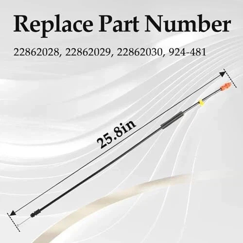 25.8" Inside Door Handle Latch Release Cable Compatible with Chevy Silverado