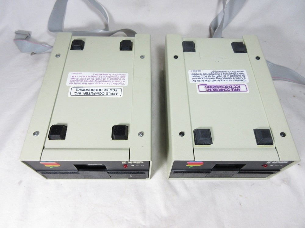 Apple II Plus, II+ Computer, 2 Disk II Drives, 2 Disks, Working, in Great Shape
