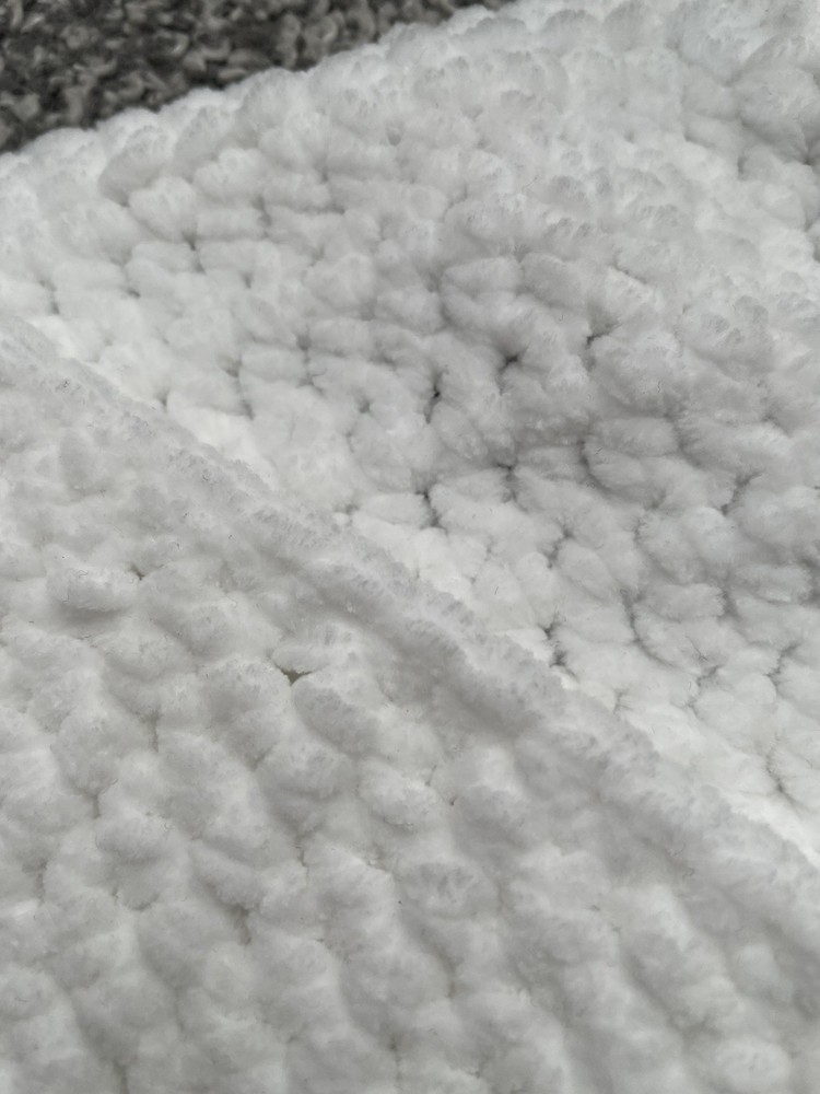 💕Hand Crocheted Beautiful Super Soft Medium Size Baby Blanket 1152