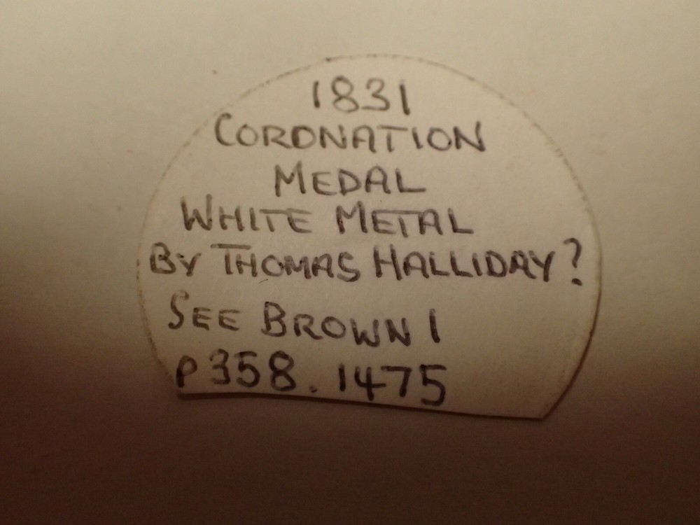 William IV Coronation medal 45mm