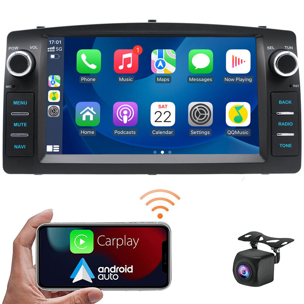 For Corolla 2000-2006 Radio Android 13 CarPlay Android Auto Navi Bluetooth GPS