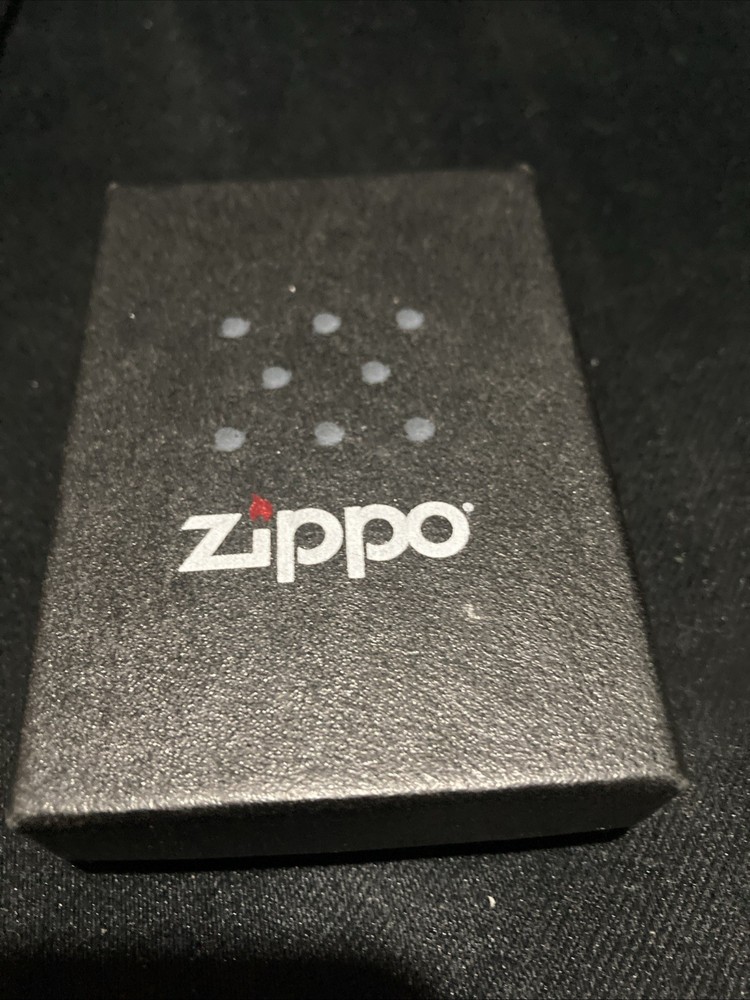 Vintage Brushed Chrome Zippo Lighter Scratching