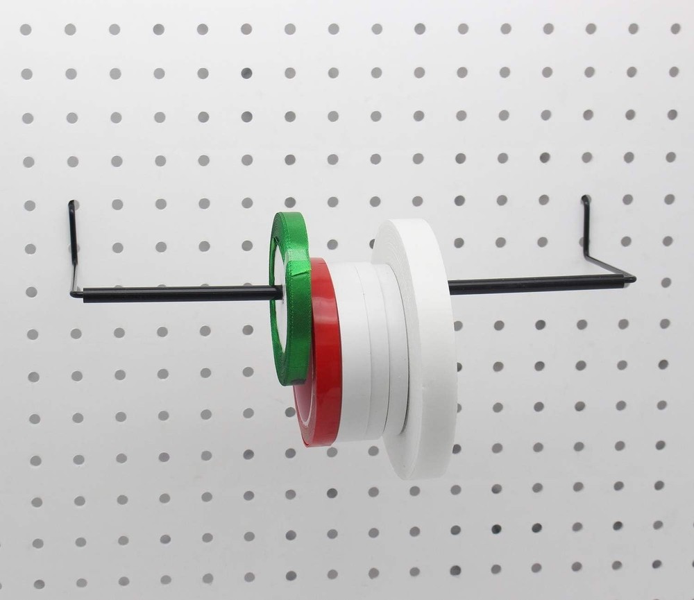 Rust-Resistant Wall-Mounted Paper Towel Holder for Standard Pegboards - 2 PCS
