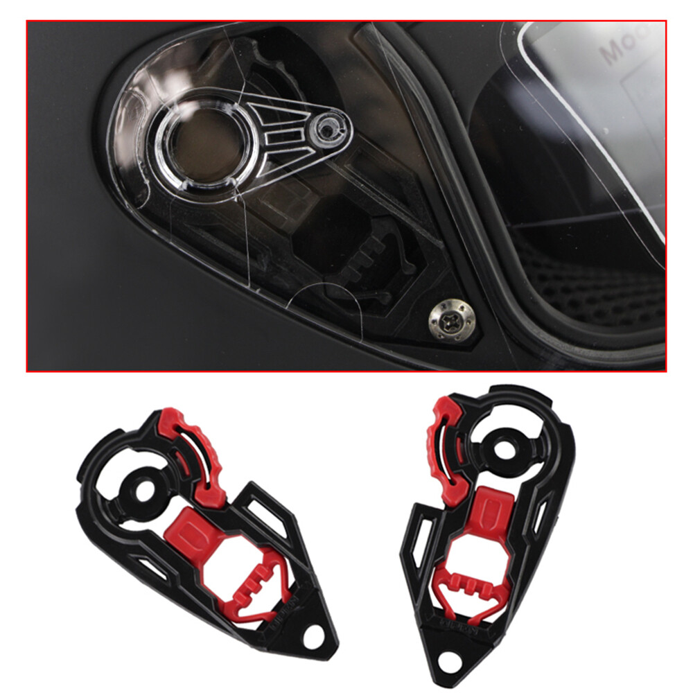 Visor Gear Plate Set, 1 Pair Motorcycle Visor Base Y8Q1
