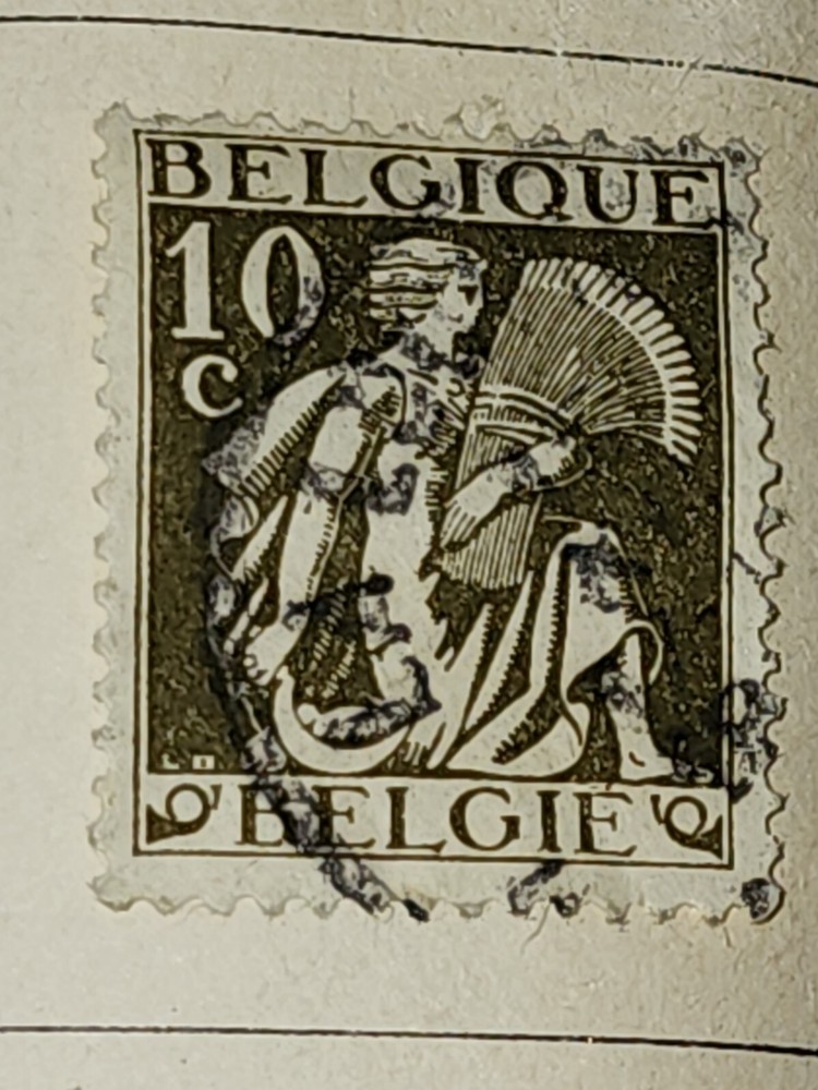 Foreign Belgium 10c Stamp Used - #H72