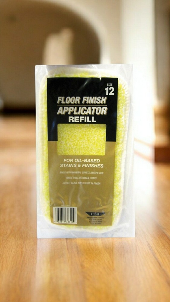 Ettore 12 In. Microfiber Wax Applicator Mop Refill