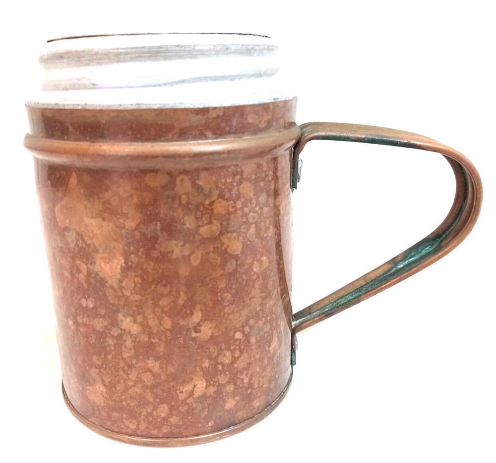 Vintage Copper Shaker w/handle 4.5" tall