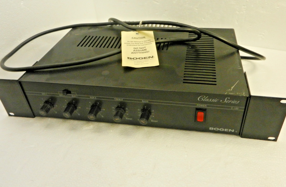 Bogen Classic Series C-100 100W Public Address Amplifier