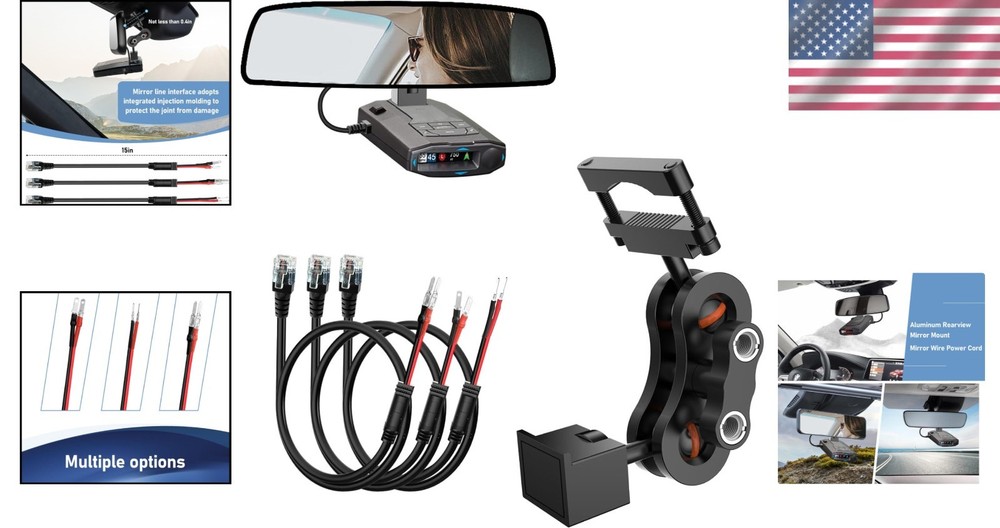 Hard Wire Power Cord for Radar Detectors