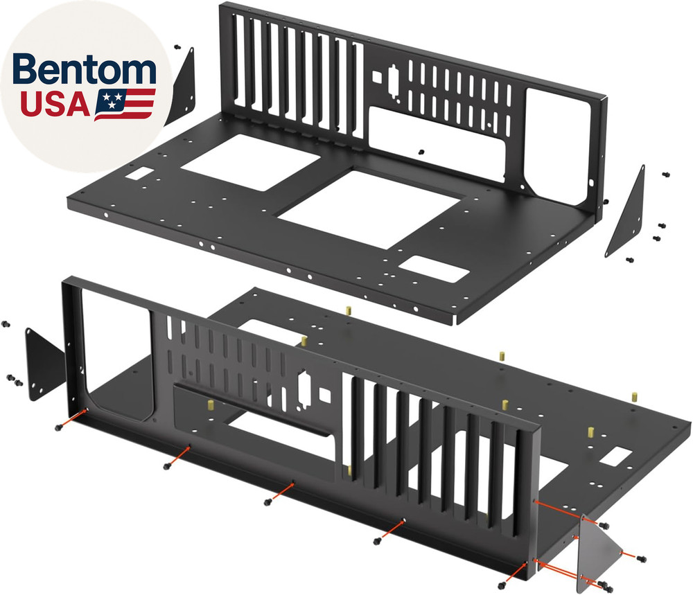 Open Air PC Case, ATX Open Frame Computer Case, DIY PC Case Rack for ATX MATX IT