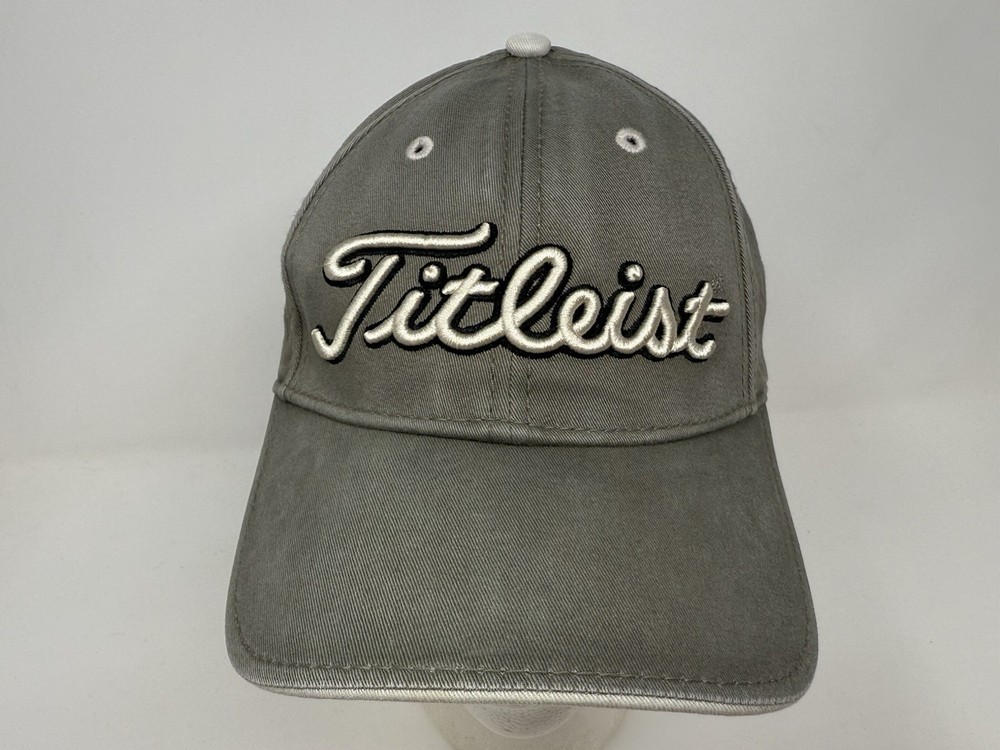 Titleist By New Era Golf Adjustable Hat Cap Gray