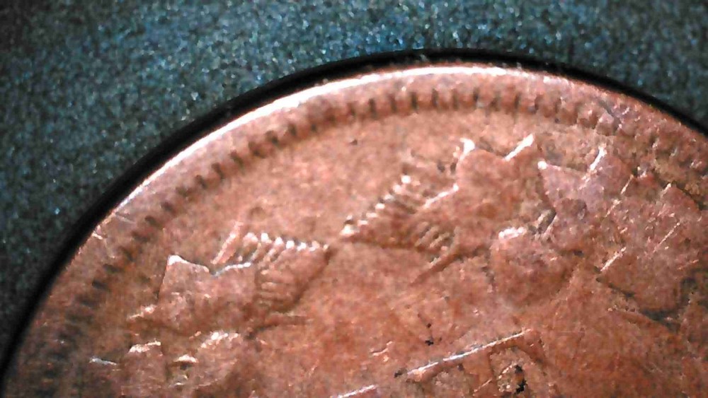 1858 Flying Eagle One Cent Coin (VG + Condition) #AA