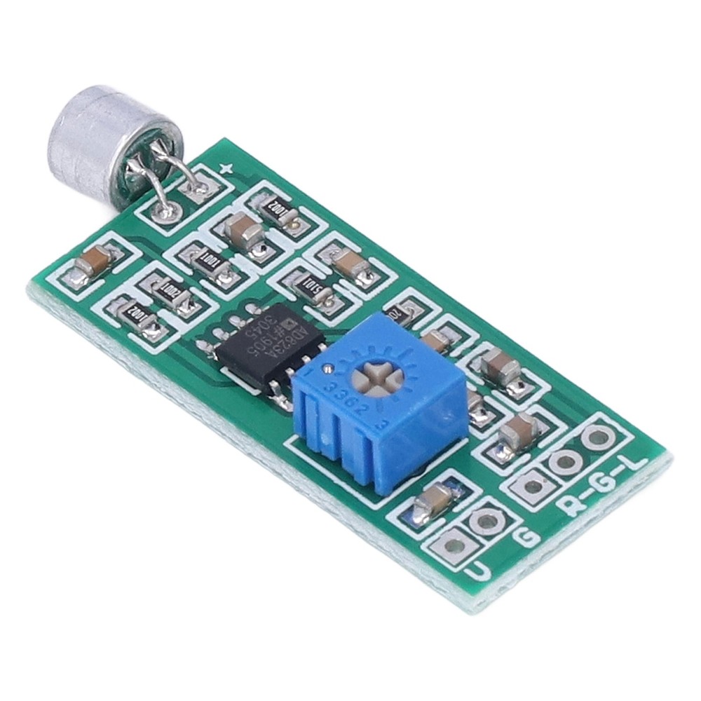 Microphone Pickup Module Dual Channel Output Adjustable Gain Amplifier Board For