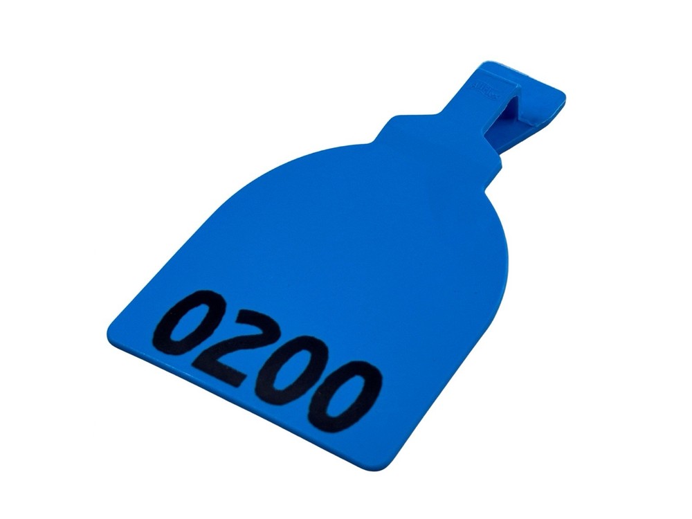 Allflex Advantage Feedlot Identification Ear Tags - 100 Pieces - Blue (318101)