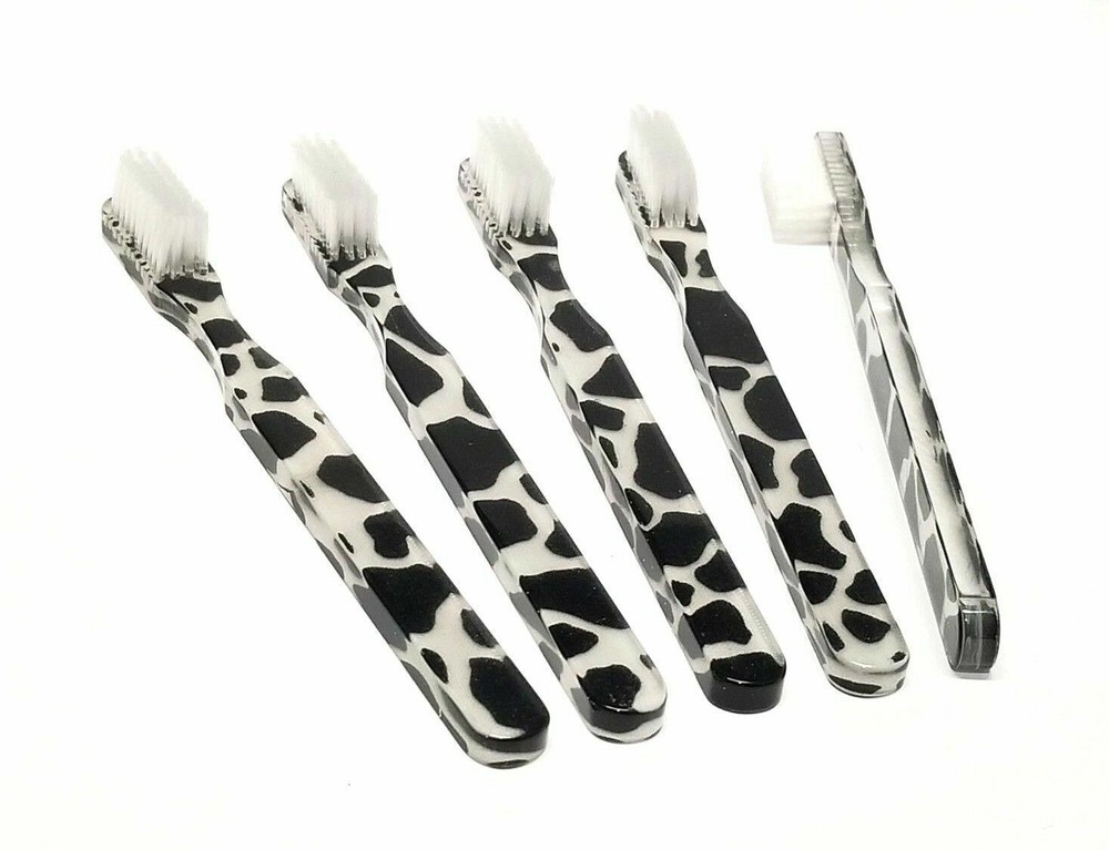 5-PACK Wild Giraffe Designer Toothbrush