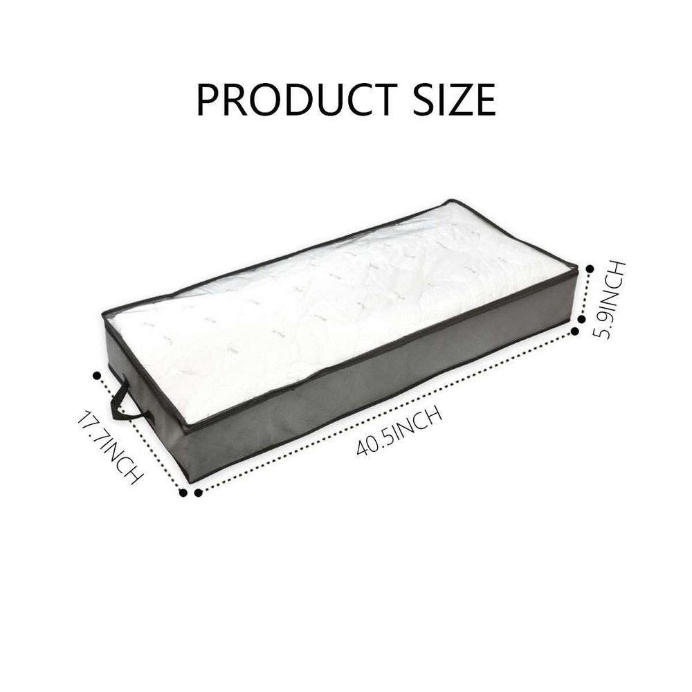 Under-Bed Organizer Under the Bed Storage Bag Box for Clothes Blankets Foldable