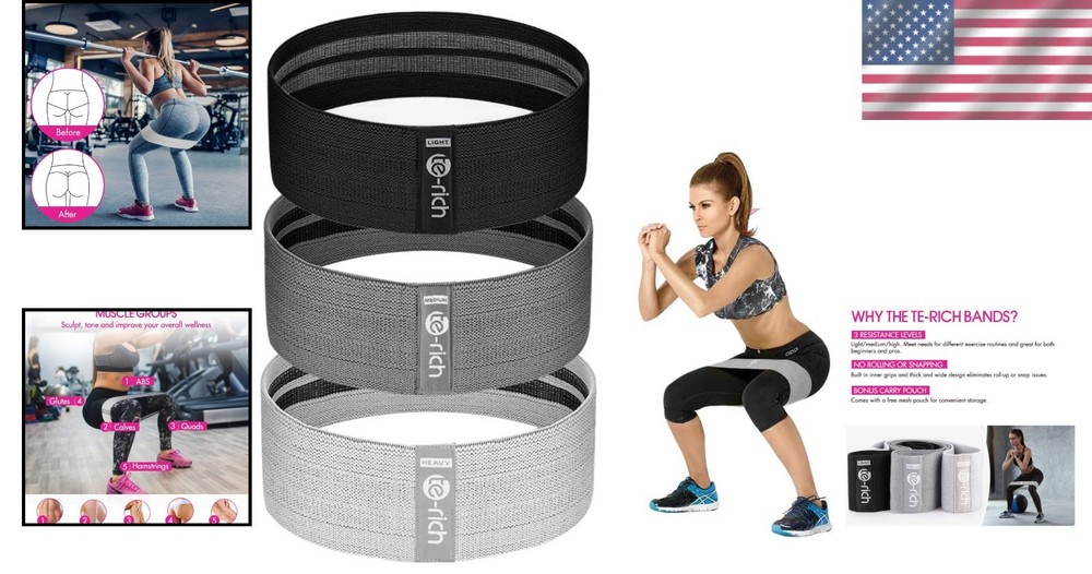 Fabric Resistance Bands Pack