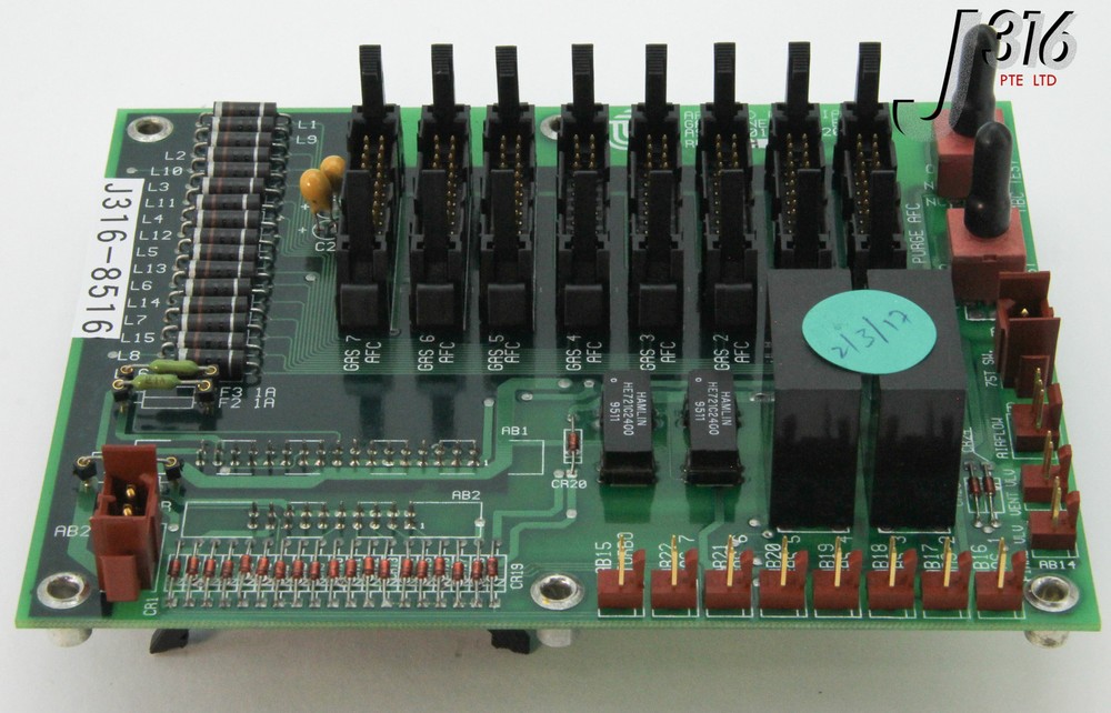 8516 APPLIED MATERIALS PCB GAS PANEL III BD 0100-00208
