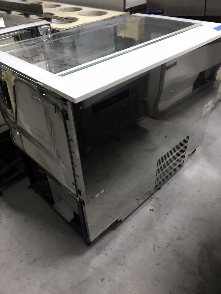Gelato display case