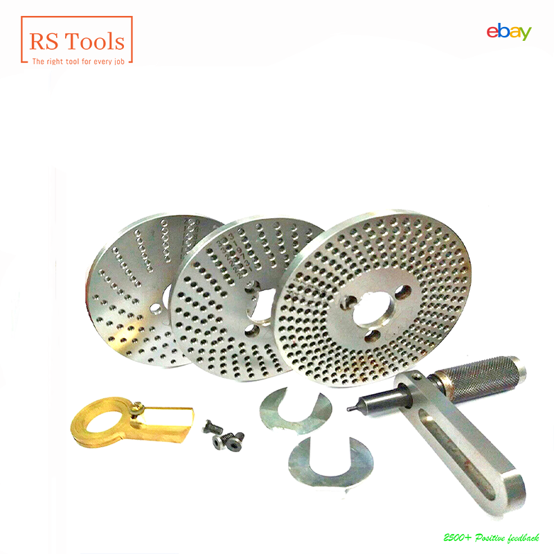 6" Precision Rotary Table Horizontal Vertical & Index plate set dividing plate
