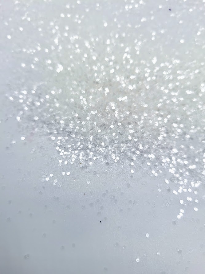 Fine White Glitter - Whipped 3 oz.