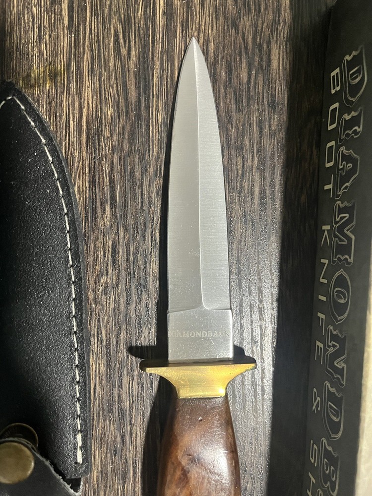 Diamondback Boot Knife And Sheath