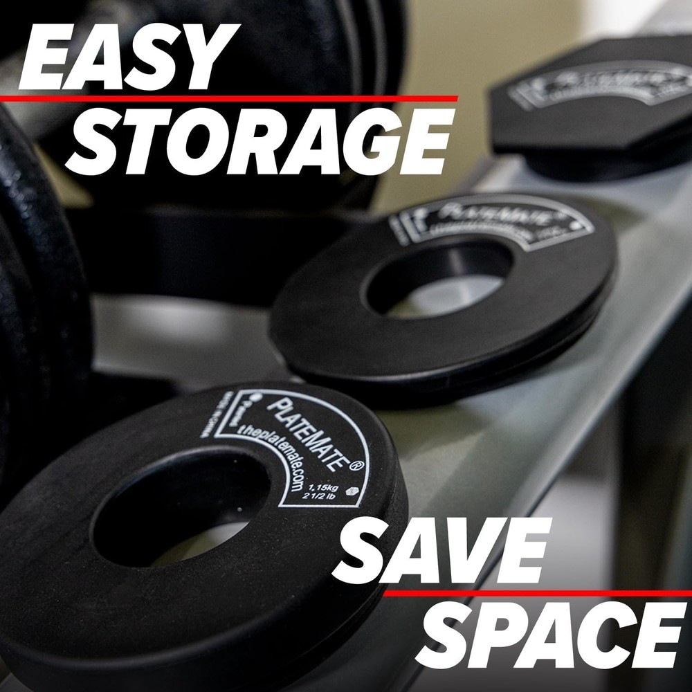 High-Quality 2.5lb Magnetic Donut Weights - 5lb Set, Smart Microloading